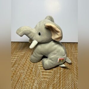 Barnum Animal Crackers Vintage 7" Elephant Stuffed Animal, Plush